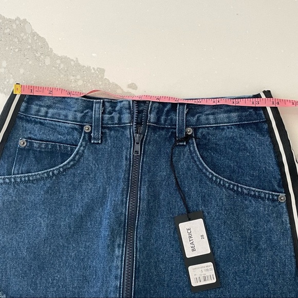 Carmar Los Angeles Beatrice Zip Front Denim Skirt - Picture 5 of 12